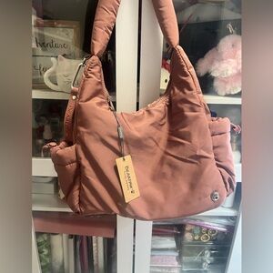 Bearpaw Hobo Shoulder Bag Purse Medium Brown NEW